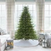 King Of Christmas 7.5' Alpine Fir Artificial Christmas Tree 800 Warm White LED Lights- Realistic|Full