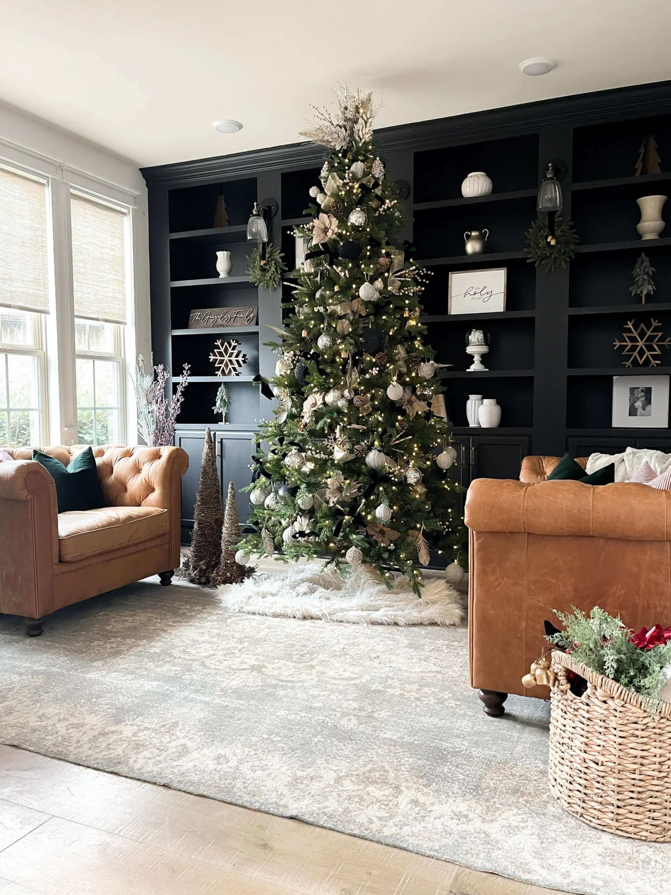 King Of Christmas 12' Alpine Fir Slim Artificial Christmas Tree 1400 Warm White LED Lights- Realistic|Slim