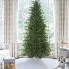 King Of Christmas 9' Alpine Fir Slim Artificial Christmas Tree Unlit- Realistic|Slim