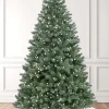 King Of Christmas 8' Hancock Spruce Artificial Christmas Tree 550 Warm White LED Lights- Classic|Pre-Lit