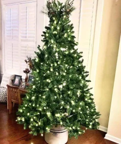 King Of Christmas 8' Hancock Spruce Artificial Christmas Tree Unlit- Classic|Unlit