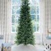 King Of Christmas 12' King Douglas Fir Slim Artificial Christmas Tree Unlit- Realistic|Slim