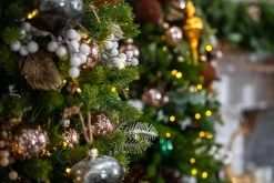 King Of Christmas 7.5' King Fraser Fir Slim Artificial Christmas Tree Unlit- Realistic|Slim