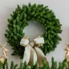 King Of Christmas 24" King Fraser Fir Wreath Unlit- Wreaths|Green