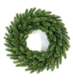 King Of Christmas 24" King Fraser Fir Wreath Unlit- Wreaths|Green