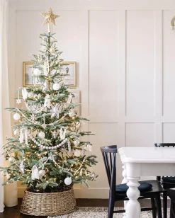 King Of Christmas 6' King Noble Fir Artificial Christmas Tree With 400 Warm White LED Lights- Realistic|Pre-Lit