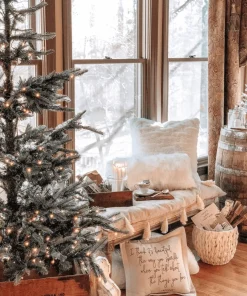 King Of Christmas 6' King Noble Fir Artificial Christmas Tree With 400 Warm White LED Lights- Realistic|Pre-Lit