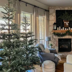 King Of Christmas 7' King Noble Fir Artificial Christmas Tree Unlit- Realistic|Unlit