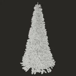 King Of Christmas 9' Prince Flock® Artificial Christmas Tree Unlit- Classic|Unlit