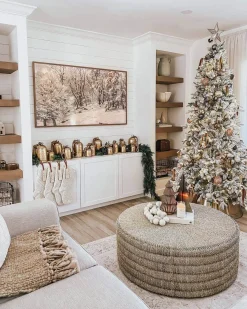 King Of Christmas 6.5' Queen Flock® Slim Artificial Christmas Tree Unlit- Slim|Unlit