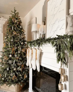 King Of Christmas 12' Royal Fir Slim Artificial Christmas Tree With 1500 Warm White & Multi-Color LED Lights- Realistic|Slim