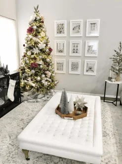 King Of Christmas 6.5' Royal Fir Slim Artificial Christmas Tree Unlit- Realistic|Slim