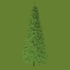 King Of Christmas 9' Royal Fir Slim Artificial Christmas Tree Unlit- Realistic|Slim