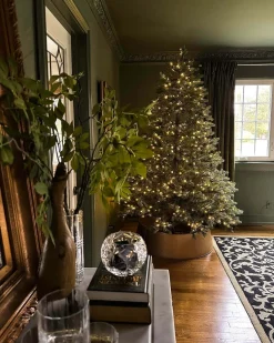 King Of Christmas 7.5' Rushmore Fir Artificial Christmas Tree 750 Warm White LED Lights- Realistic|Pre-Lit