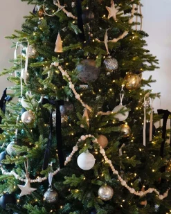 King Of Christmas 6.5' Scarlet Fir Artificial Christmas Tree With 600 Warm White LED Lights- Realistic|Pre-Lit