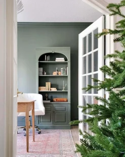 King Of Christmas 9' Scarlet Fir Artificial Christmas Tree Unlit- Realistic|Unlit