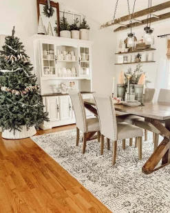 King Of Christmas 7' Tribeca Spruce Blue Artificial Christmas Tree Unlit- Classic|Unlit