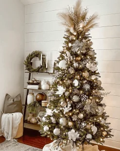 King Of Christmas 8' Tribeca Spruce Blue Artificial Christmas Tree Unlit- Classic|Unlit