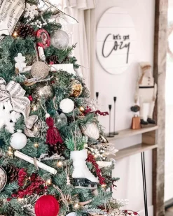 King Of Christmas 9' Tribeca Spruce Blue Artificial Christmas Tree Unlit- Classic|Unlit