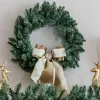 King Of Christmas 24" Tribeca Spruce Blue Wreath Unlit- Wreaths|Green