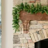 King Of Christmas 9' X 10" King Fraser Fir Garland With Warm White LED Lights (Battery Operated)- Garlands|9' X 10"