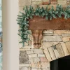 King Of Christmas 9' X 12" Tribeca Spruce Blue Garland Unlit- Garlands|Green