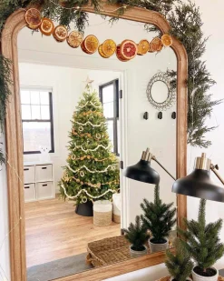 King Of Christmas 6.5' Yorkshire Fir Artificial Christmas Tree With 500 Warm White LED Lights- Classic|Pre-Lit