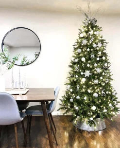 King Of Christmas 6.5' Yorkshire Fir Artificial Christmas Tree Unlit- Classic|Unlit