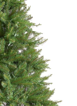 King Of Christmas 9' Yorkshire Fir Artificial Christmas Tree With 850 Warm White LED Lights- Classic|Pre-Lit