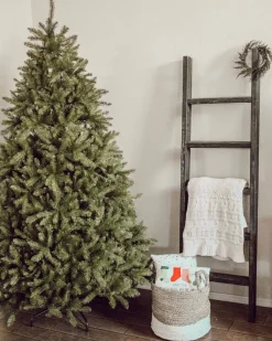 King Of Christmas 9' Yorkshire Fir Artificial Christmas Tree Unlit- Classic|Unlit