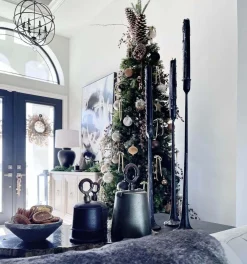 King Of Christmas 6.5' Yorkshire Fir Slim Artificial Christmas Tree Unlit- Classic|Slim