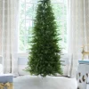 King Of Christmas 7.5' Yorkshire Fir Slim Artificial Christmas Tree Unlit- Classic|Slim