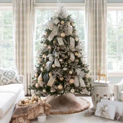 King Of Christmas Champagne Ribbon (10 Yards) | - Ribbon