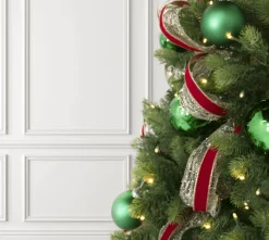 King Of Christmas Classic Thin Red Ribbon (10 Yards)- Ribbon