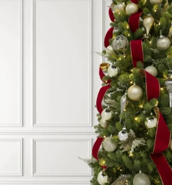 King Of Christmas Gold Glimmer Shatterproof Ornaments (48 Pack)- Ornaments