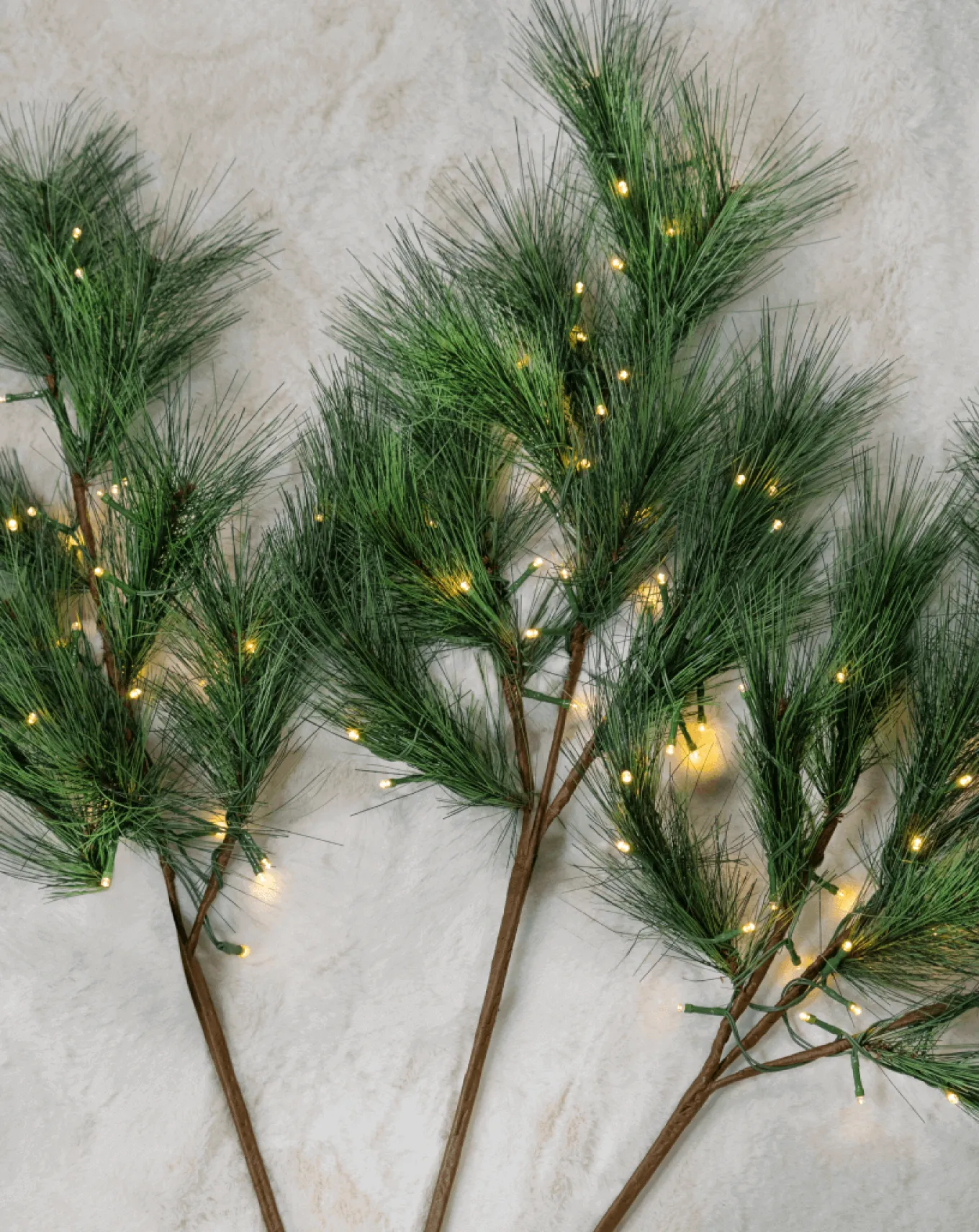 King Of Christmas Pine LED Branches (3 Pack) | - Tree Picks