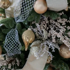 King Of Christmas Rosegold Frozen Branch Picks (12 Pack)- Tree Picks