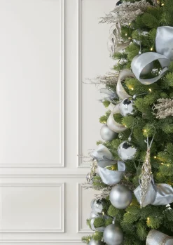 King Of Christmas Silver Shatterproof Ornaments (48 Pack)- Ornaments