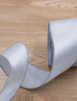 King Of Christmas Simple Silver Ribbon (10 Yards)- Ribbon