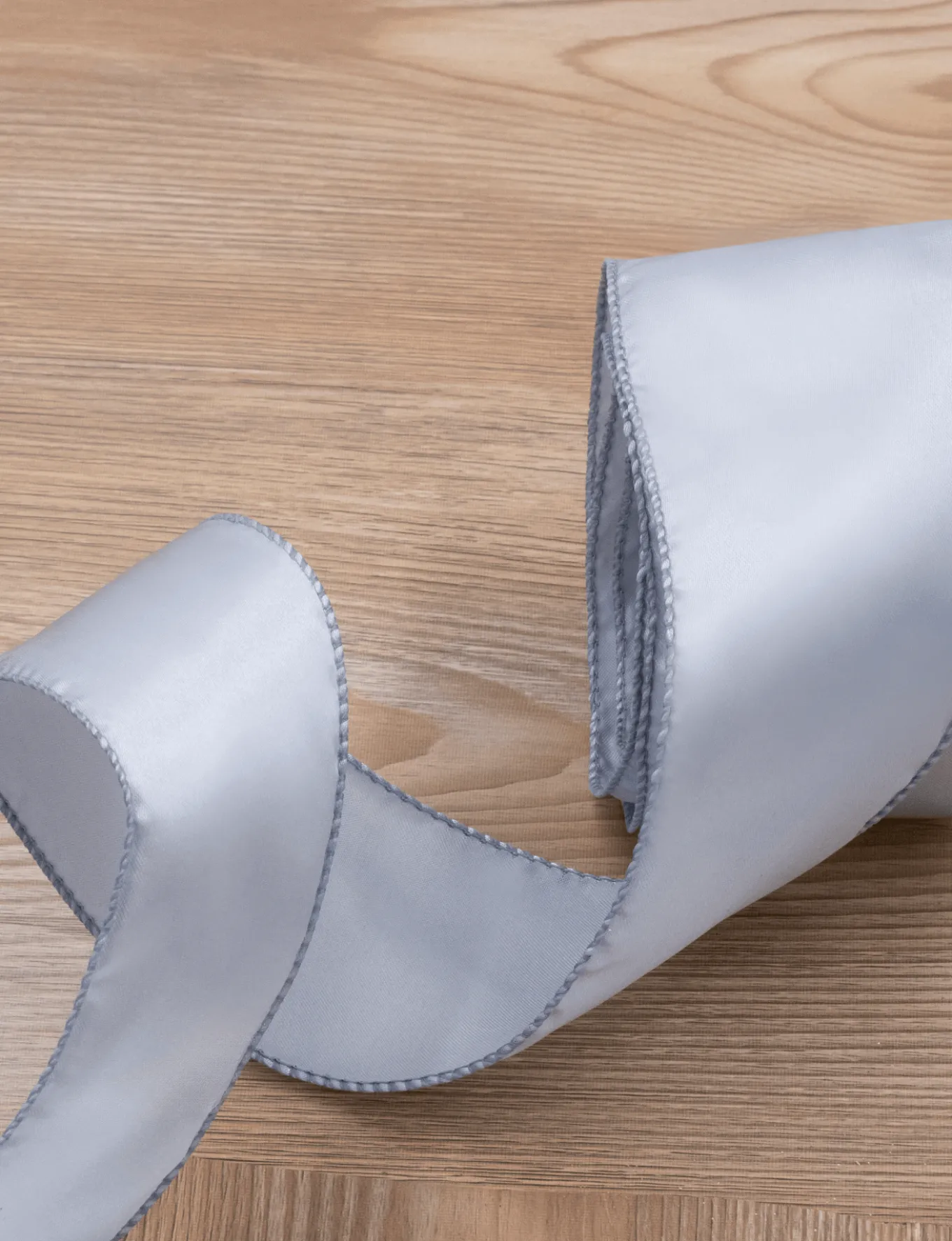 King Of Christmas Simple Silver Ribbon (10 Yards)- Ribbon