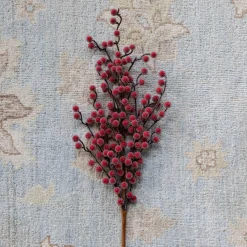 King Of Christmas Sugar Berry Picks (12 Pack) | - Tree Picks