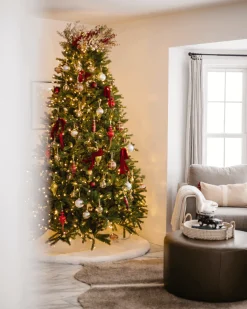 King Of Christmas Traditional 30-Piece Glass Ornament Set (Red - Green) Limited Edition- 30 Pack|Ornaments