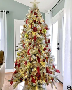 King Of Christmas Traditional 30-Piece Glass Ornament Set (Red - Green) Limited Edition- 30 Pack|Ornaments