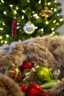 King Of Christmas Traditional 30-Piece Glass Ornament Set (Red - Green) Limited Edition- 30 Pack|Ornaments