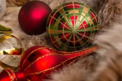 King Of Christmas Traditional 30-Piece Glass Ornament Set (Red - Green) Limited Edition- 30 Pack|Ornaments