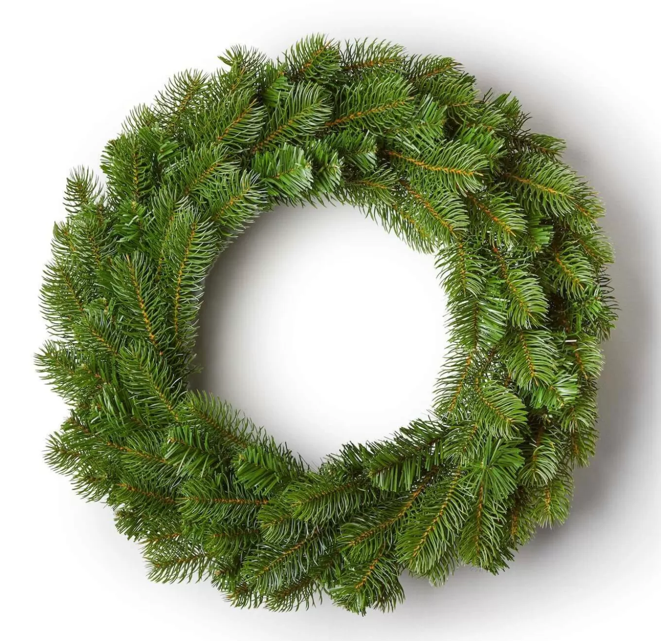 King Of Christmas 36" King Douglas Fir Wreath With 150 Warm White LED Lights (Plug Operated)- Wreaths | 36 Inch