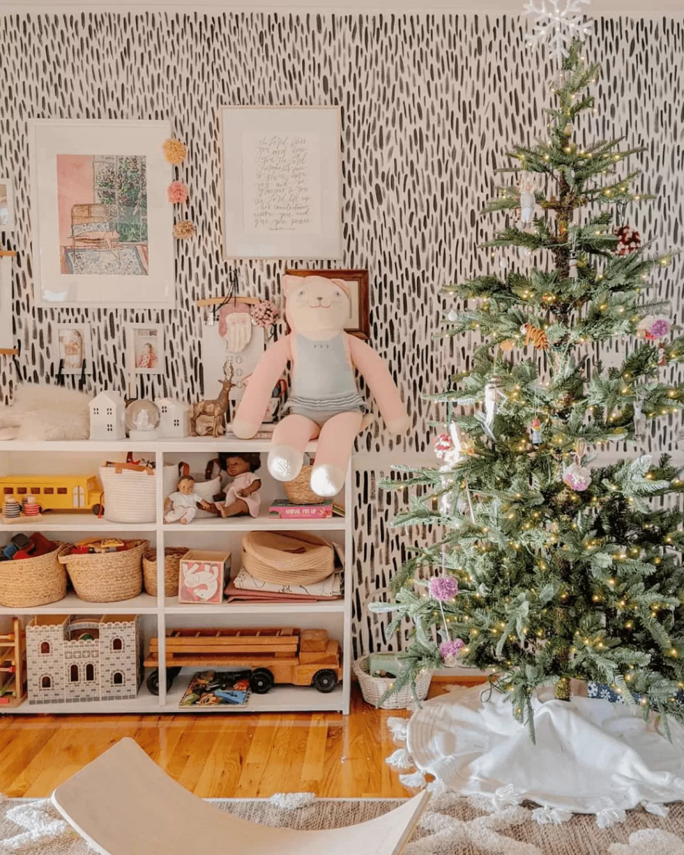 King Of Christmas 6' King Noble Fir Artificial Christmas Tree With 400 Warm White LED Lights- Realistic | Pre-Lit