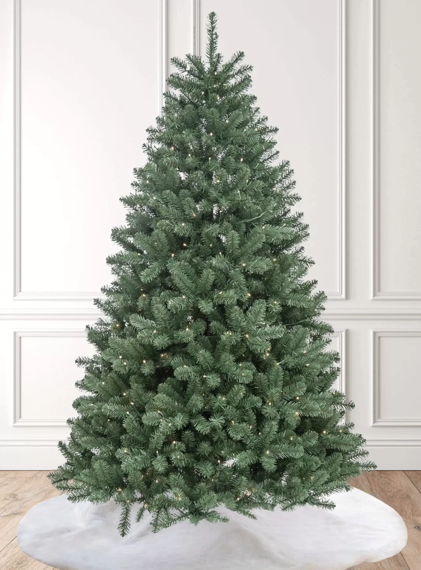 King Of Christmas 7' Hancock Spruce Artificial Christmas Tree Unlit- Classic | Unlit